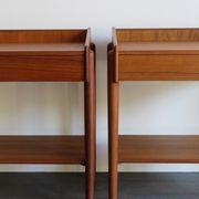 Børge Mogensen Scandinavian teak bedside tables 1950s