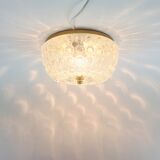 Paire d’appliques murales en verre du milieu du siècle ou de supports encastrés par Helena Tynell pour le Limbourg, Allemagne, années 1960