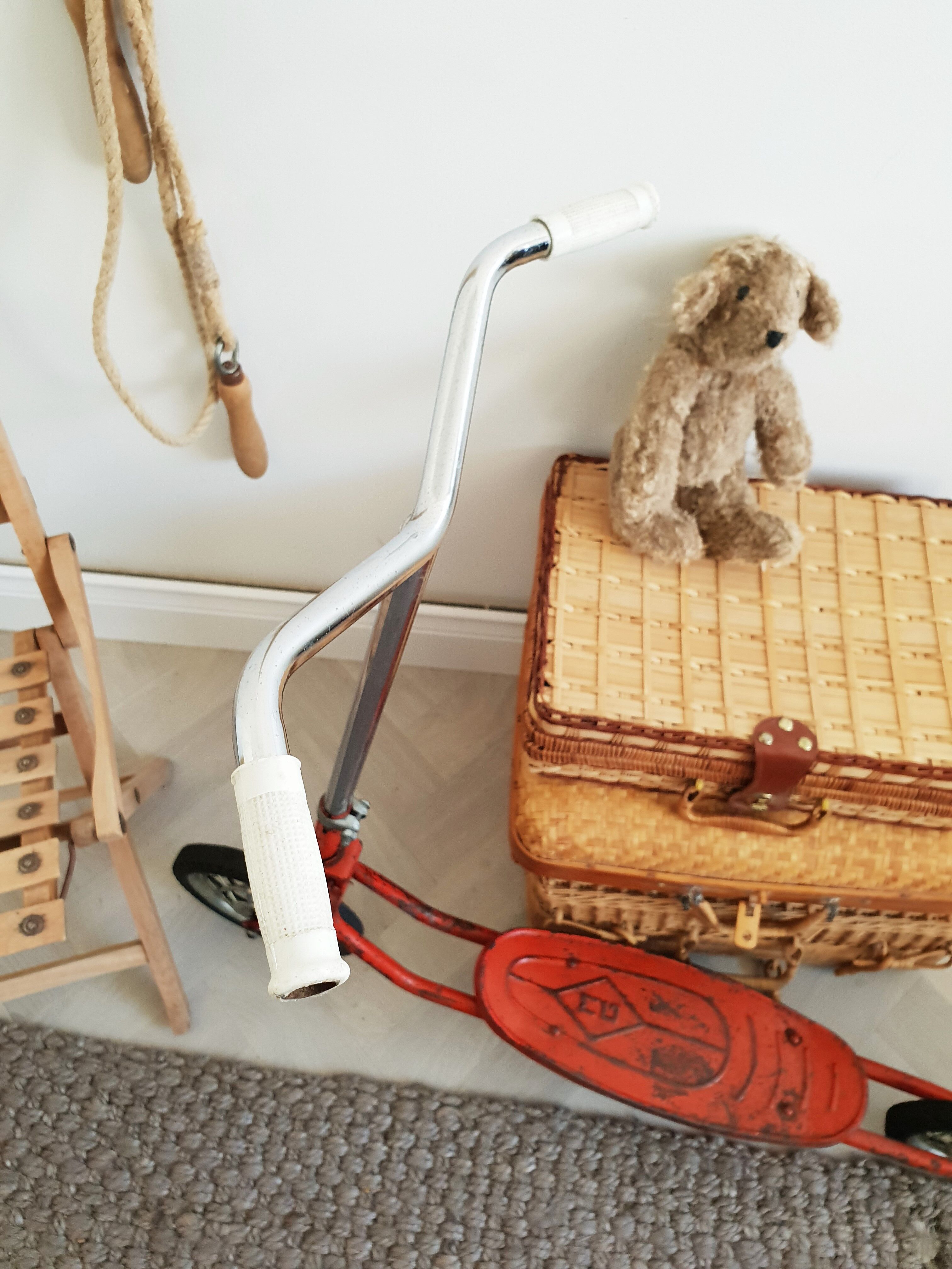 Vintage metal trottinette