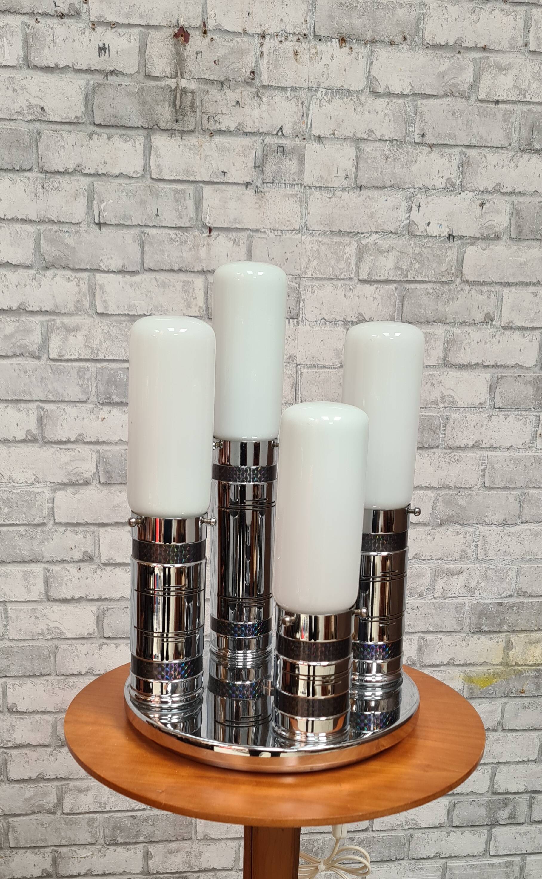 Space Age lamp in Murano glass in the Carlo Nason style, Mazzega, Italy, 1970