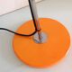 Sliding desk lamp orange vintage 70s