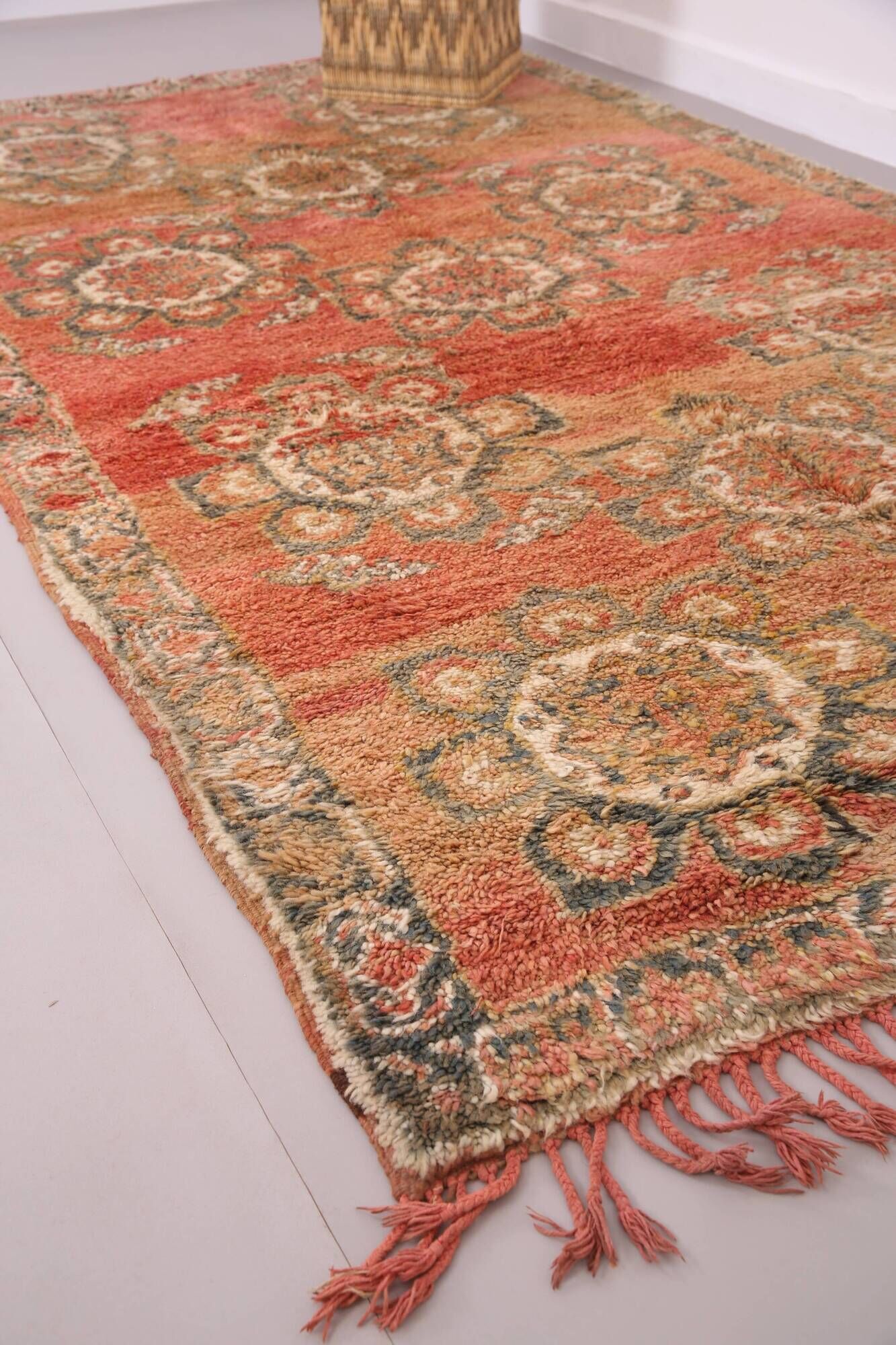 Vintage Moroccan rug 178 x 312 cm - Pink Berber rug - Old Handmade Rug