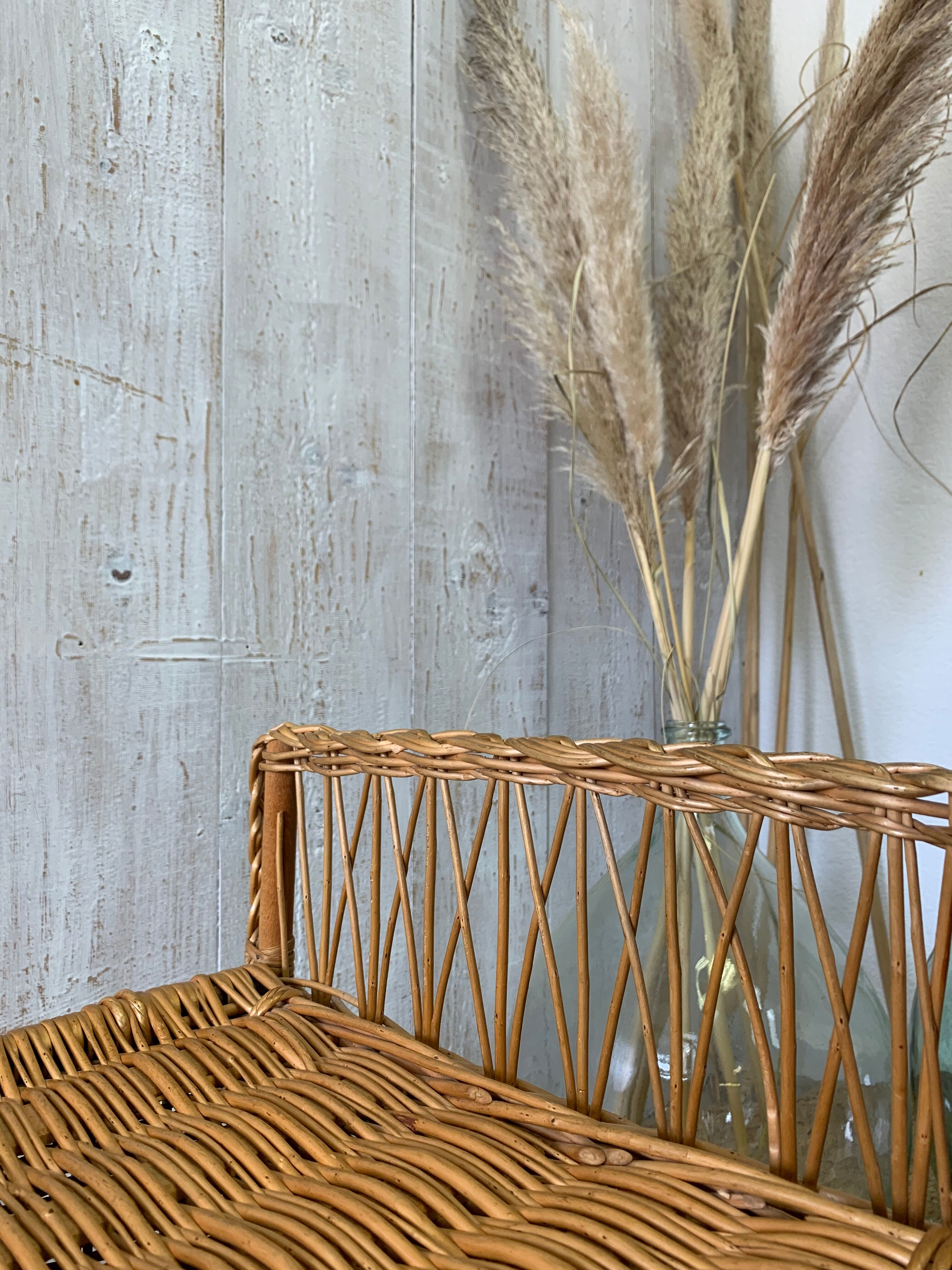 Wicker trunk/bench
