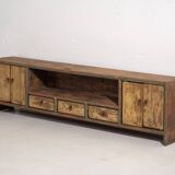 Antique wabi sabi style low cabinet (c.1900)