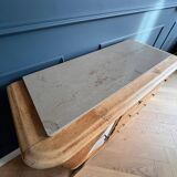 Moustache leg commode