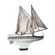 White pool sailboat