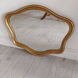 Gilded wood mirror