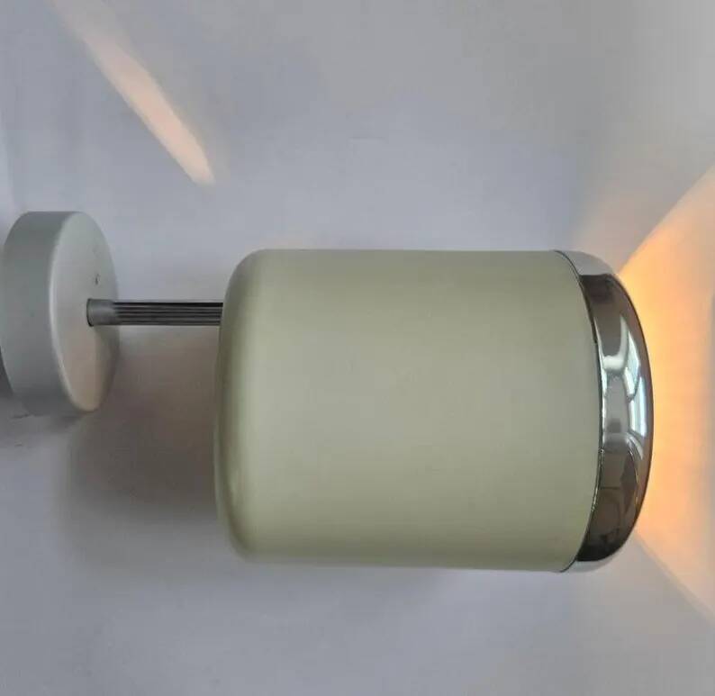 Set of 10 Rare Midcentury Wall Lamps Kinkeldey, Germany, 1970s