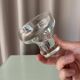 Set of 4 Vintage Aral Champagne Cocktail Glasses / Dessert Coupes