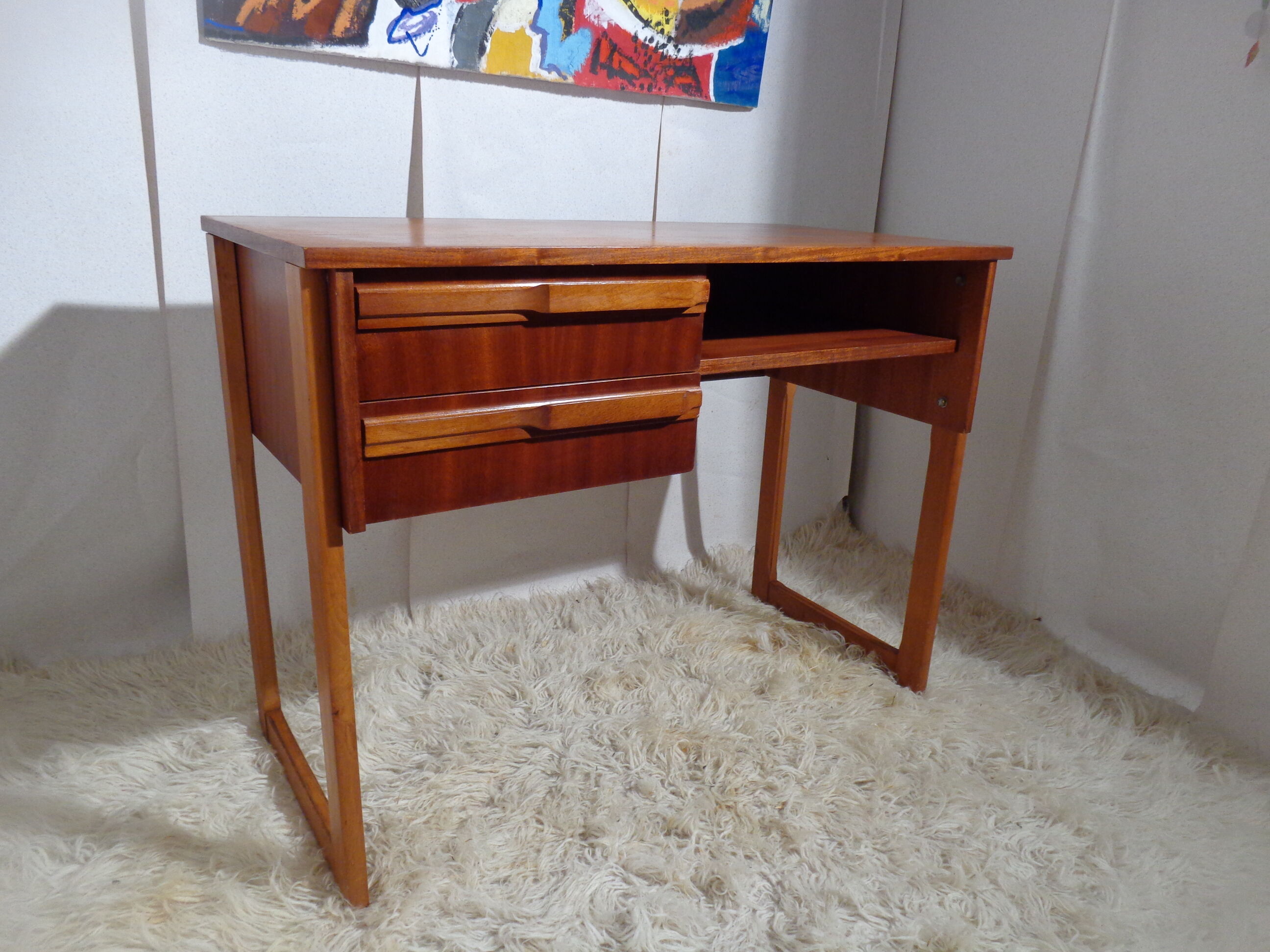 Vintage office from the 50s feet golden oak sled