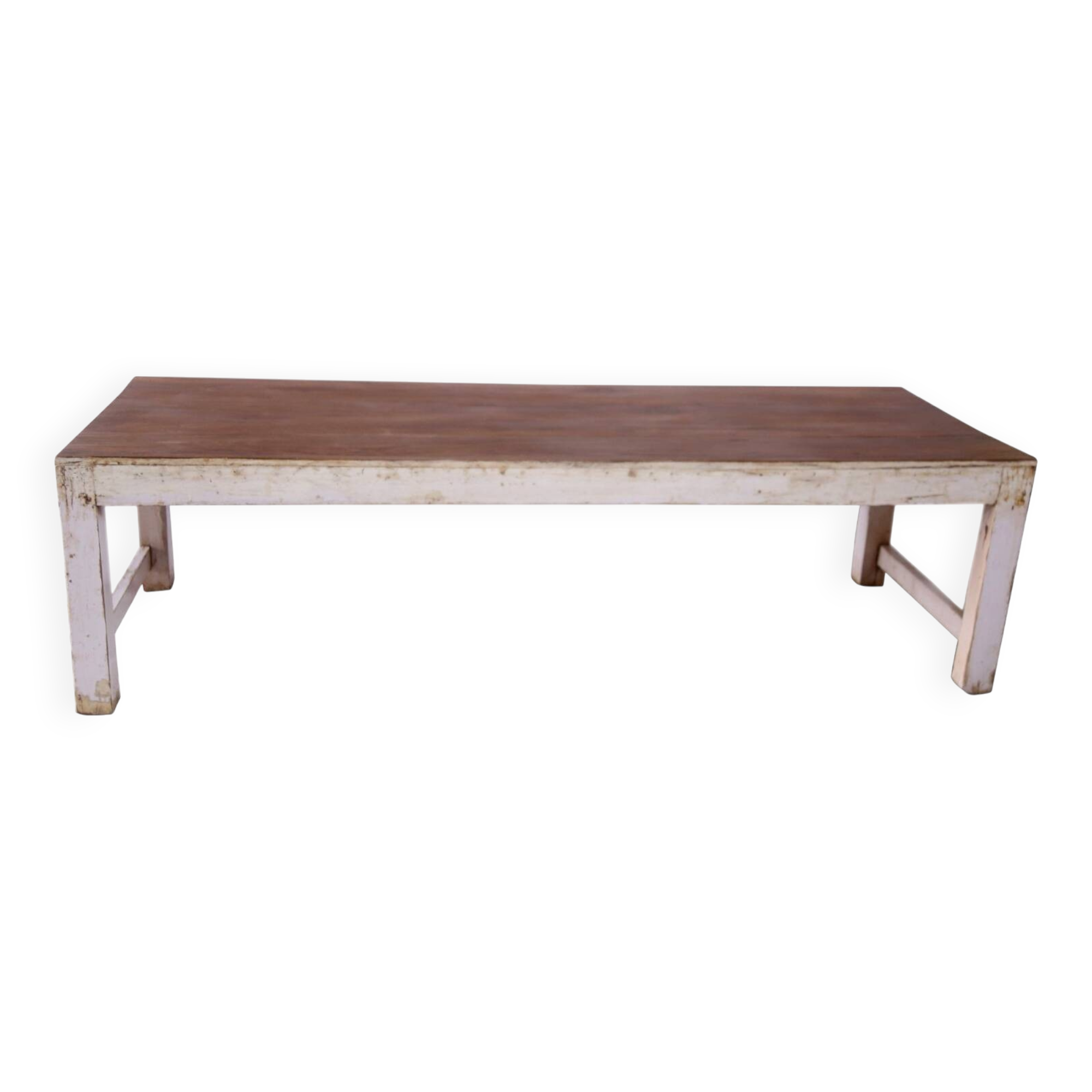 Antique coffee table in Burmese teak.