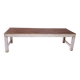 Antique coffee table in Burmese teak.