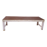 Table basse ancienne en teck birman