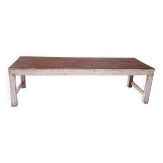 Table basse ancienne en teck birman