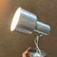 Pair of swivel brushed metal sconces