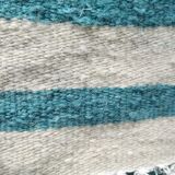Double-sided kilim wool carpet fully handmade