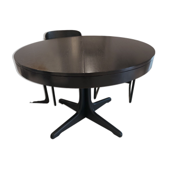 Vintage Baumann extendable table 1970s