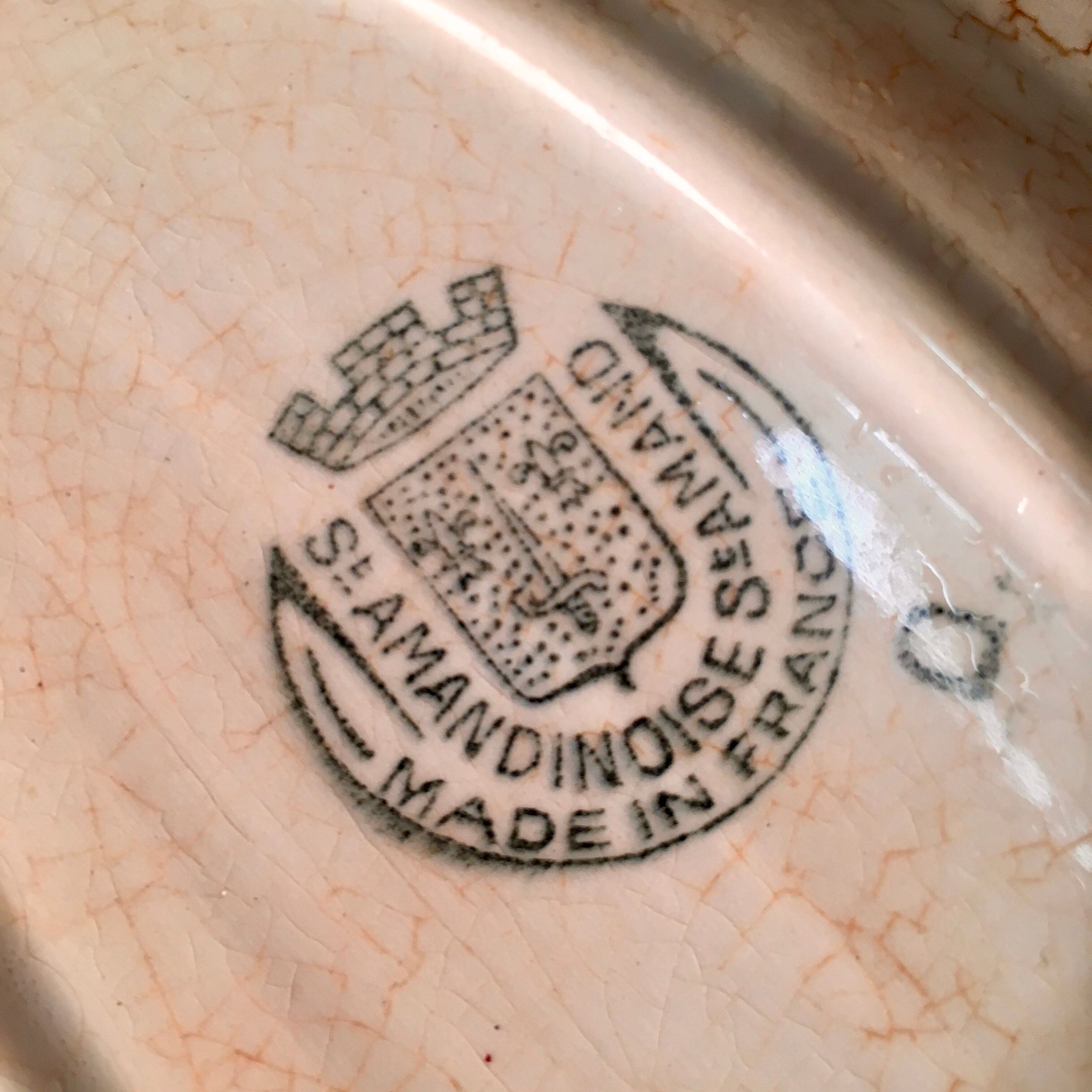 Former dish in earthenware Basque earthenware Saint - Amand Dinois