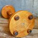 Plant harness in solid wood turned vintage