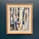 Huile sur toile suédoise – “Allée abstraite” par Kurt Persson