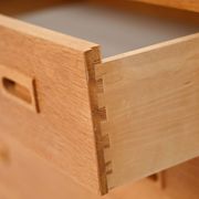 Swedish oak chest of drawers by String Design AB