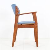 Newly upholstered O.D. Møbler / Erik Buck “Type 50” armchair / teak / mid-century / Danish modern design / Erik Buch