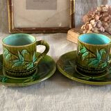 2 bamboo-decorated slushie cups