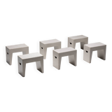 Bossche School Stools by Dom Hans van der Laan & Jan de Jong, Netherlands, 1970s