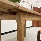 Oak farmhouse table 120cm + 200cm extensions