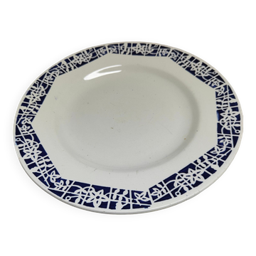 Assiette montée terre de fer