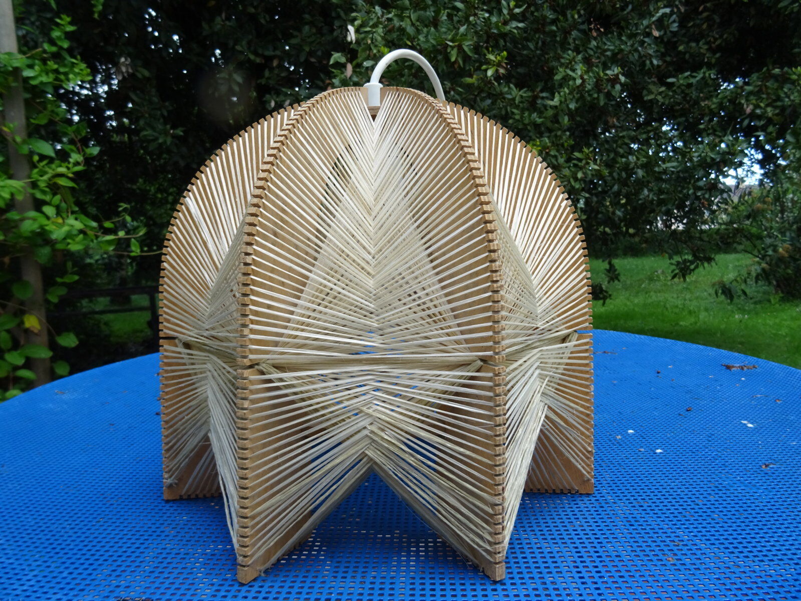 60s wire and wood hanging