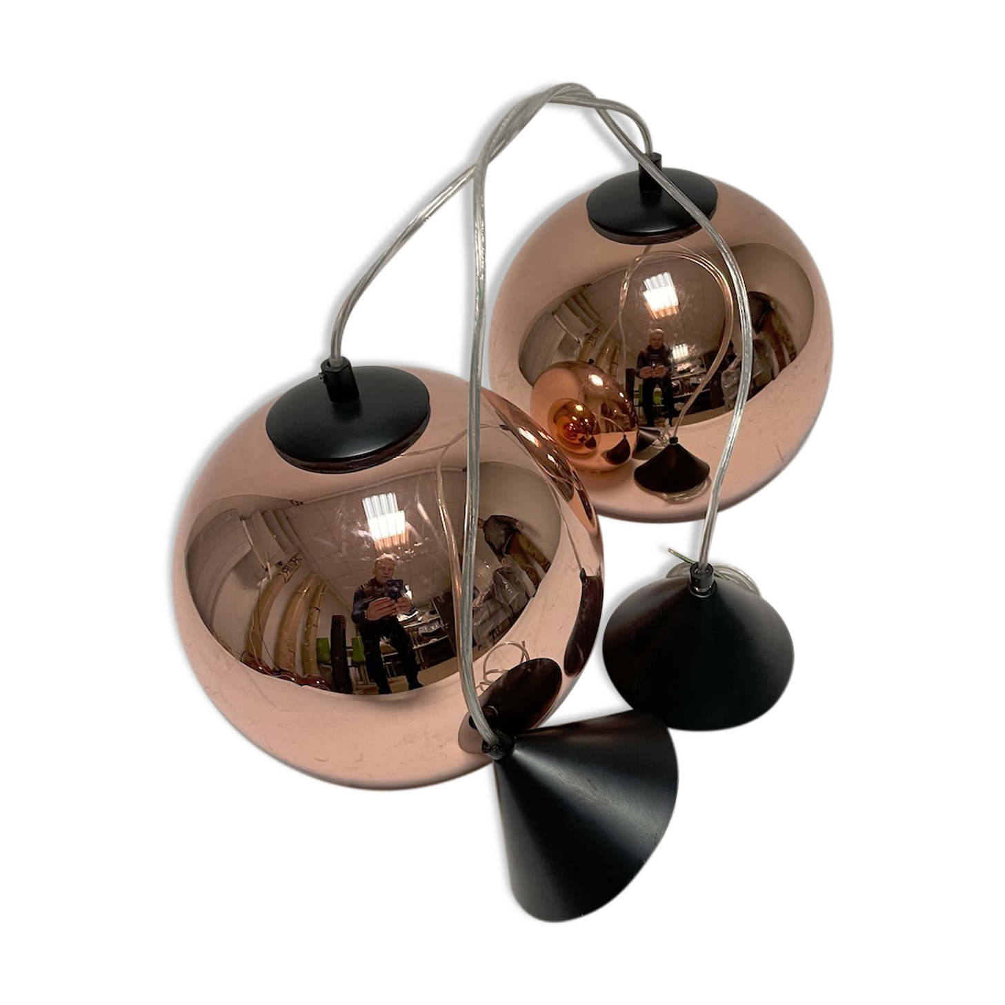 Suspenions Tom Dixon Copper round 25 cm