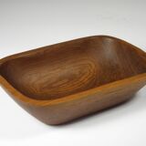 Set of three teak cups 15 x 10 cm