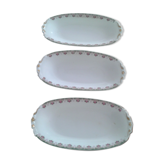 3 raviers porcelain Limoges