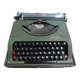 M.j. rooy portable typewriter - made in france 50s