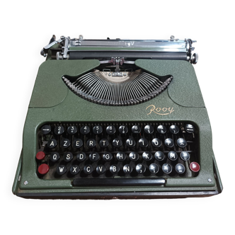 M.j. rooy portable typewriter - made in france 50s