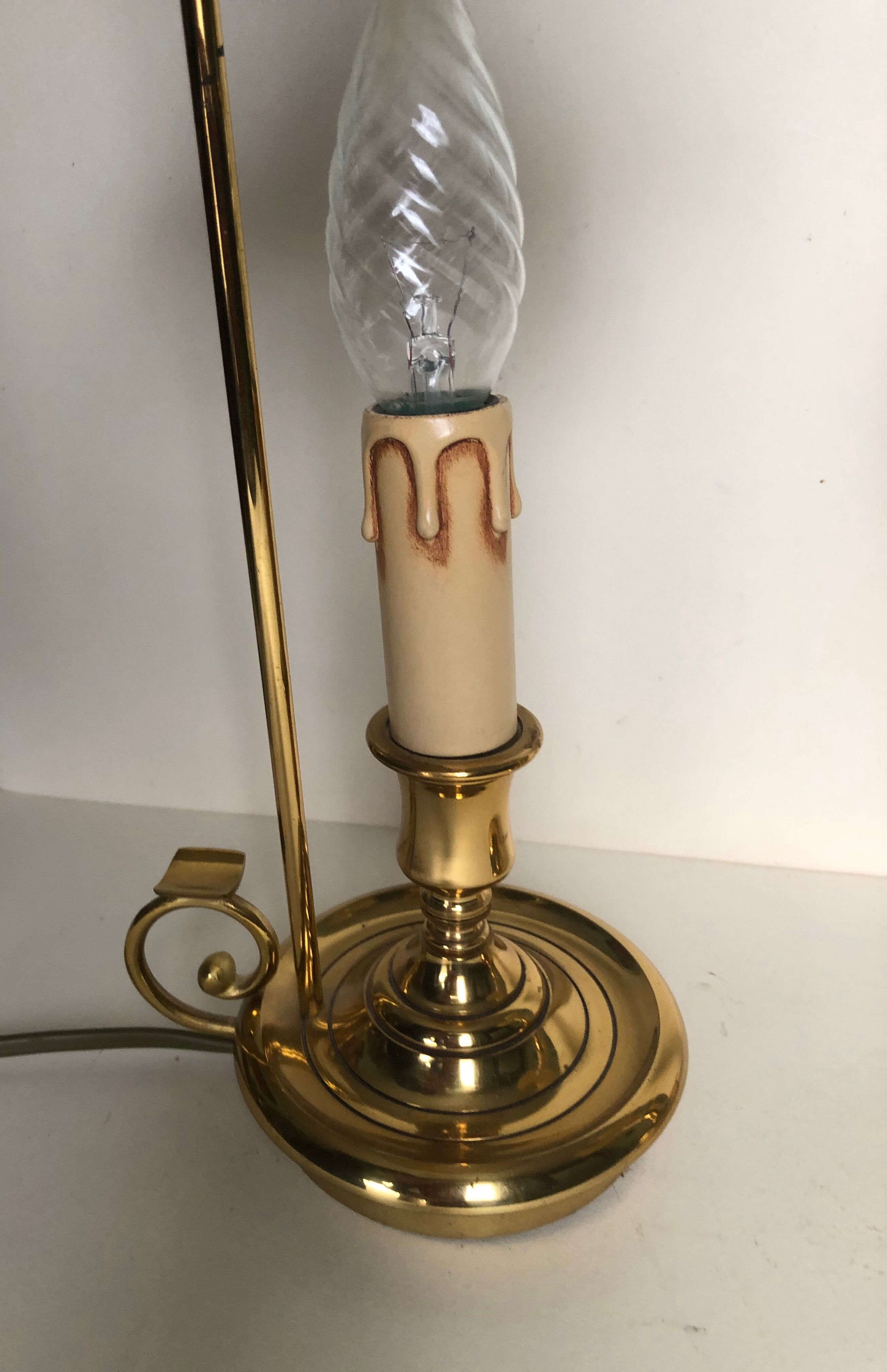 Pair of bedside hot water bottle lamps