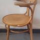 Wooden office bistro armchair