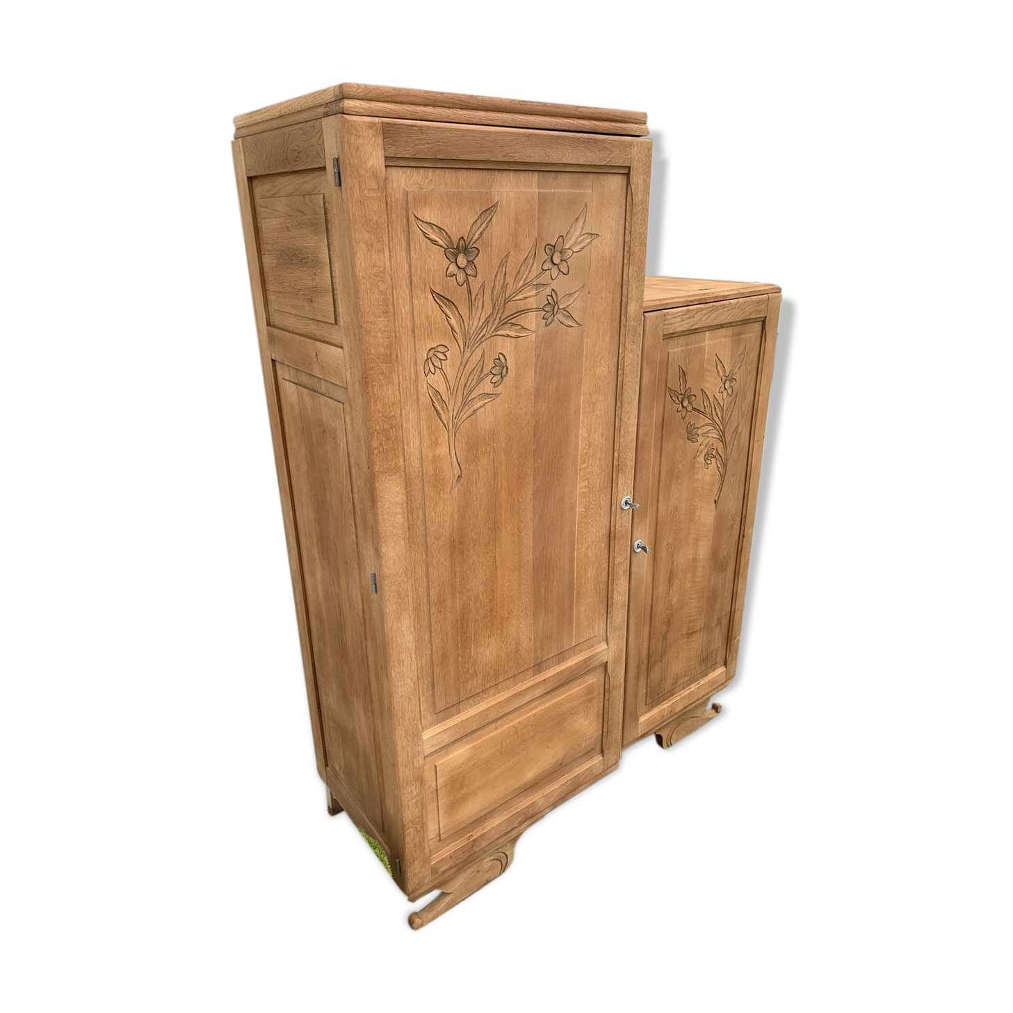 Asymmetrical art deco wardrobe