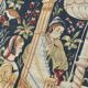 Hand-screen printed tapestry "concert of fountains"