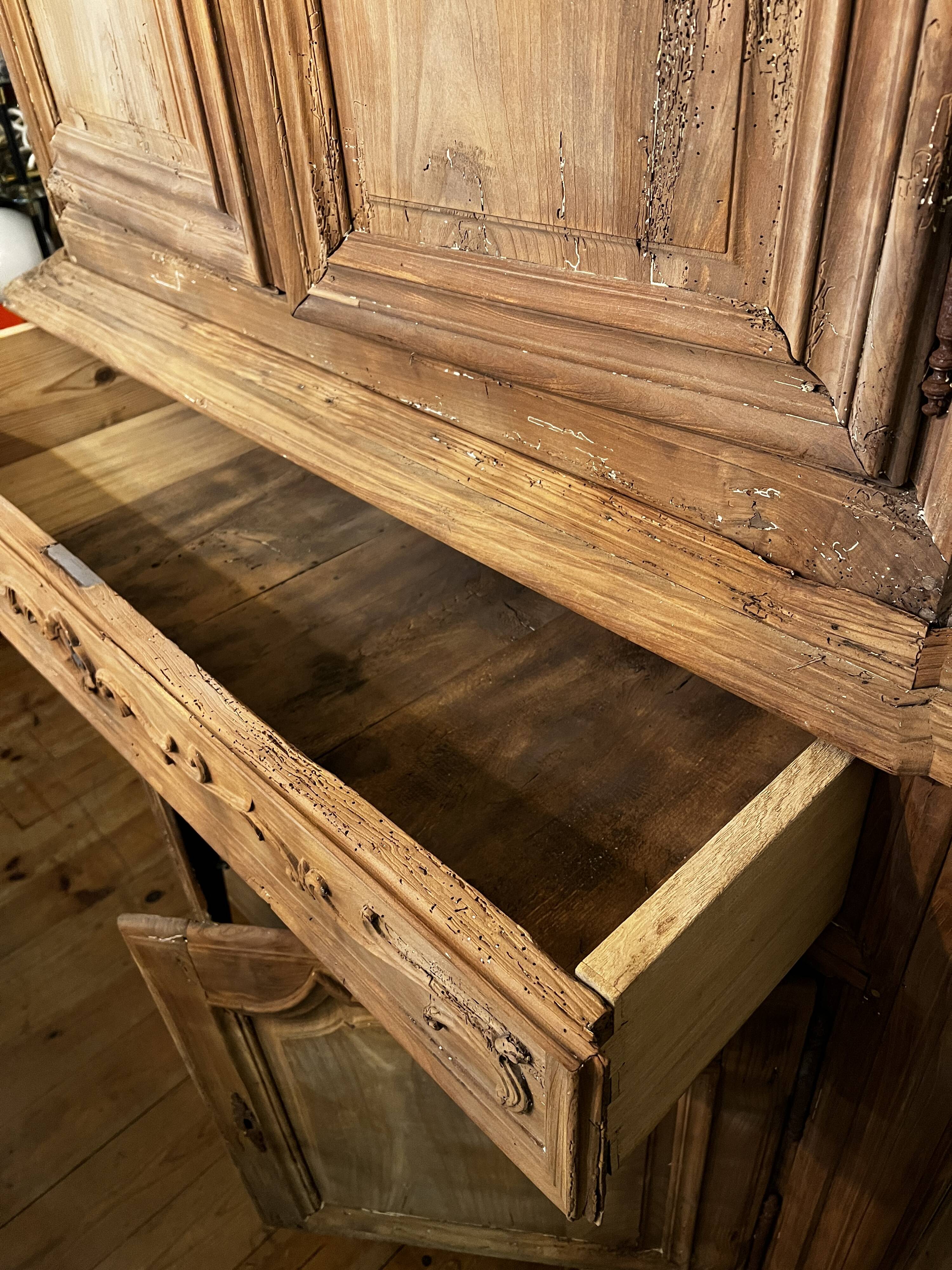 Two bodies cherry wood buffet