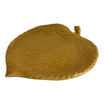 Dessous de plat feuille céramique