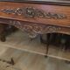 Two-part cabinet, recessed and with a glass-fronted display case, in Indian rosewood, circa 1850/60