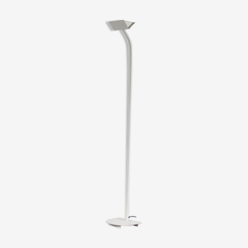 White minimalist Floor lamp , Italy, 1980