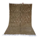 Traditional handwoven Berber rug, size 100 x 200 cm