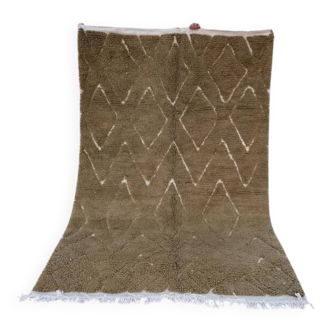 Traditional handwoven Berber rug, size 100 x 200 cm