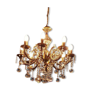Lustre en laiton massif