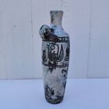 Amphora soliflore vase, ceramic by Jacques Blin