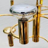 Massive brass chandelier