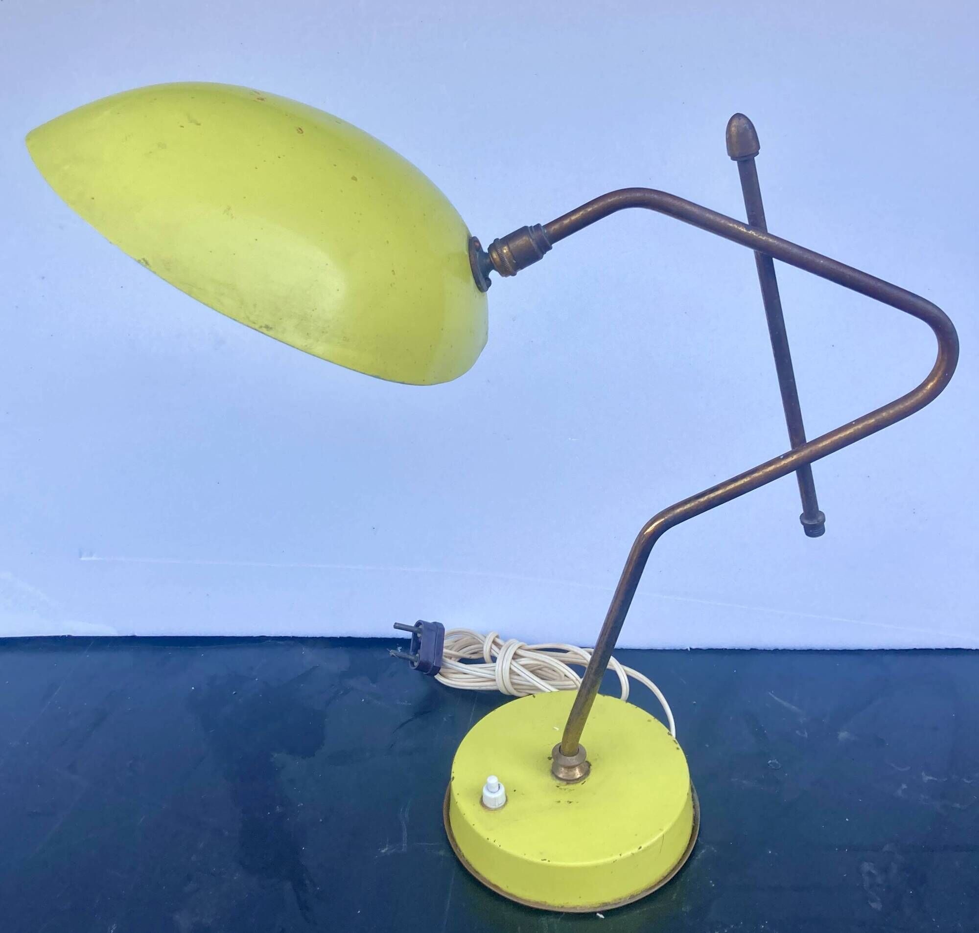 Desk lamp by jean boris lacroix - vintage from the 1950s - rare!!!
